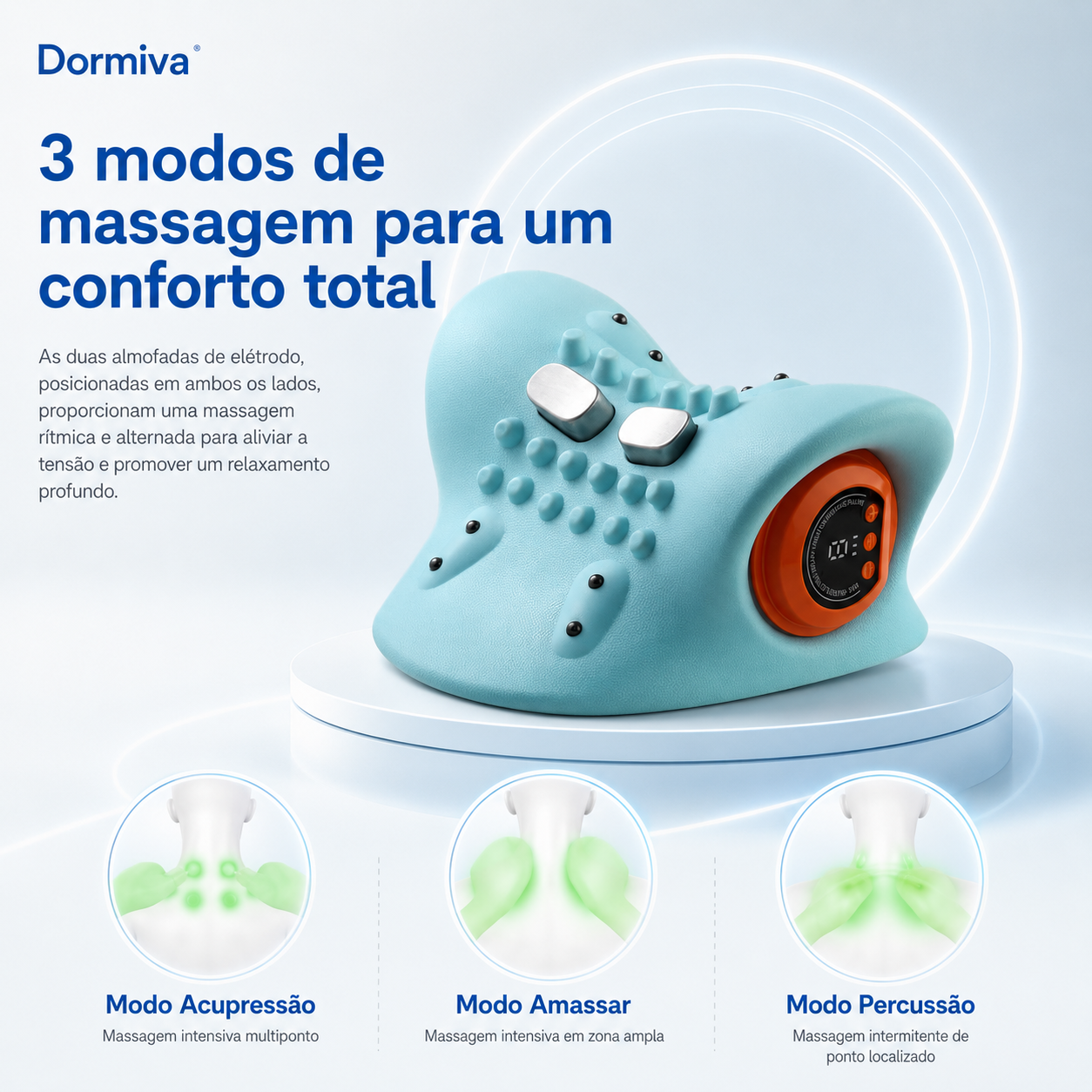 Dormiva Vital™ – Massageador Cervical 5 em 1