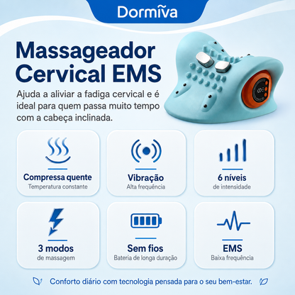 Dormiva Vital™ – Massageador Cervical 5 em 1